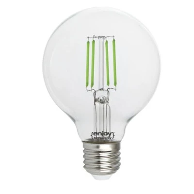 Λάμπα led dream fillament E27 G80 4W 230V πράσινο φως δέσμης 360° enjoy simplisity 15000h