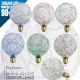 Διακοσμητική λάμπα led Dream Stars 6500k ψυχρό λευκό φως 30lm E27 1,5W 230V Globe Ø125mm