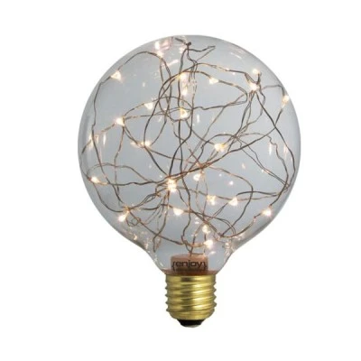 Διακοσμητική λάμπα led Dream Stars 2700k θερμό λευκό φως 30lm E27 1,5W 230V Globe Ø125mm