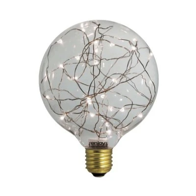 Διακοσμητική λάμπα led Dream Stars 6500k ψυχρό λευκό φως 30lm E27 1,5W 230V Globe Ø125mm