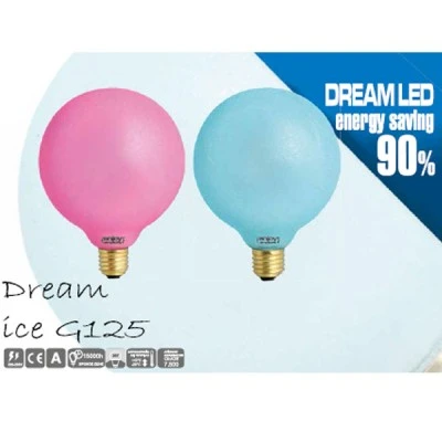 Διακοσμητική λάμπα led Dream Ice ροζ φως E27 0,8W 230V Globe Ø125mm