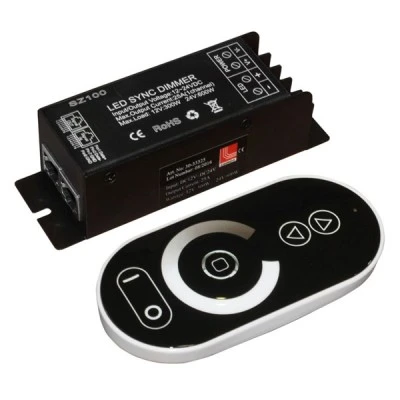 Dimmer αφής τηλεχειριζόμενο για μονόχρωμες ταινίες led 12VDC<300W & 24VDC<600W