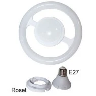 Πλαφονιέρα οροφής λευκή LED Ε27 20W θερμό λευκό φως 3000k 1850lm δέσμης 180° 30000h