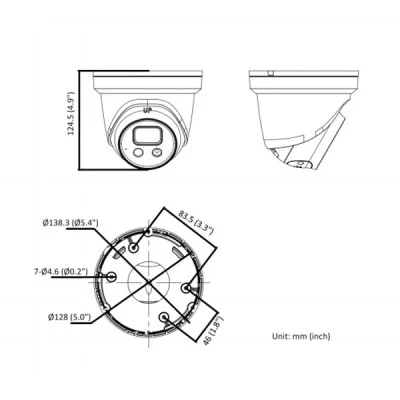 Κάμερα IP Dome AcuSense HIKVISION DS-2CD2386G2-ISU/SL 2.8mm με υπέρυθρο IR φωτισμό ως 30m
