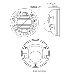 Δικτυακή IP κάμερα Dome HIKVISION DS-2CD2545FWD-IWS 2.8mm 4MP υπέρυθρου φωτισμού ως 10m