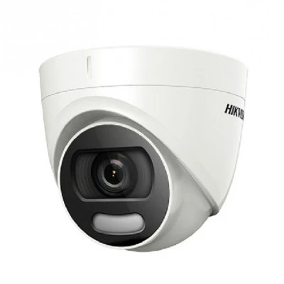 Κάμερα Dome (τύπου turret) ColorVu 4in1 5MP HIKVISION DS-2CE72HFT-F2.8 Smart Light εμβέλειας ως 20m