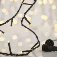 300 χριστουγεννιάτικα led λαμπάκια με πράσινο καλώδιο με επέκταση έως 3 daylight IP44