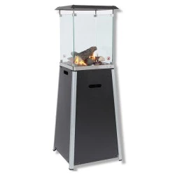 Φορητό τζάκι υγραερίου 8kW εξωτερικού χώρου με ηλεκτρονική ανάφλεξη και αισθητήρα πτώσης