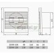 Εξαεριστήρας μπάνιου RICO Φ120 17W 2650rpm 230V 150 m³/h 46dB αθόρυβος