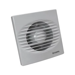 Εξαεριστήρας μπάνιου λευκός RICO Φ100 15W 2650rpm 230V 100 m³/h 40dB αθόρυβος