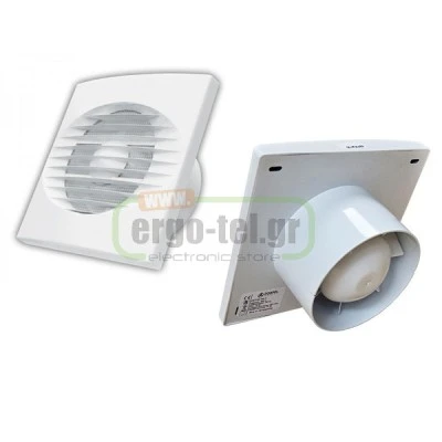 Εξαεριστήρας μπάνιου RICO Φ120 17W 2650rpm 230V 150 m³/h 46dB αθόρυβος