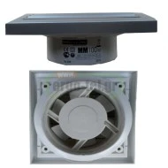 Εξαεριστήρας μπάνιου ΙΝOX Φ120mm 18W τετράγωνο σειρά ММ-120 220V 150 m³/h 42dB Εξαεριστήρας μπάνιου ΙΝOX Φ120mm 18W τετράγωνο σειρά ММ-120 220V 150 m³/h 42dB