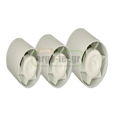 Εξαεριστήρας σωληνωτός Φ100mm 11W σειρά MT-VO 65m³/h 2500rpm 230V IP44 Εξαεριστήρας σωληνωτός Φ100mm 11W σειρά MT-VO 65m³/h 2500rpm 230V IP44
