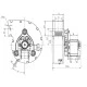Βεντιλατέρ τύπου σαλίγκαρος FE-T300 60W 167m³/h 2300rpm με αντοχή σε υψηλές θερμοκρασίες Βεντιλατέρ τύπου σαλίγκαρος FE-T300 60W 167m³/h 2300rpm με αντοχή σε υψηλές θερμοκρασίες