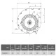 Βεντιλατέρ τύπου σαλίγκαρος FE-T300 60W 167m³/h 2300rpm με αντοχή σε υψηλές θερμοκρασίες Βεντιλατέρ τύπου σαλίγκαρος FE-T300 60W 167m³/h 2300rpm με αντοχή σε υψηλές θερμοκρασίες