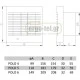 Εξαεριστήρας μπάνιου POLO Φ100 15W με αυτόματες περσίδες 230V 40dB