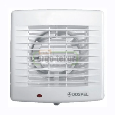 Εξαεριστήρας μπάνιου POLO Φ100 15W με αυτόματες περσίδες 230V 40dB
