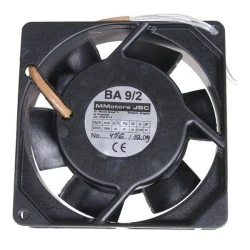 Αξονικός ανεμιστήρας αλουμινίου 93x93mm VA 9/2M 16W 60 m³/h 220V για υψηλές θερμοκρασίες