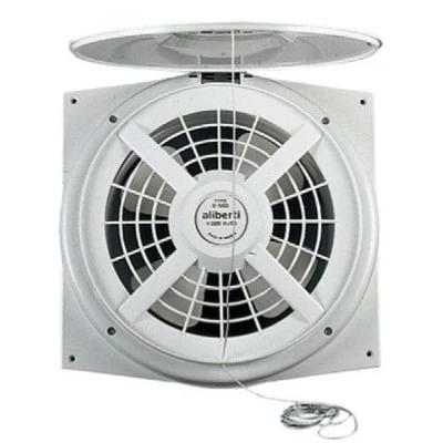 Εξαεριστήρας οικιακός τοίχου Ø214mm 32W 230V 315m³/h με χειροκίνητο καπάκι ALIBERTI B550