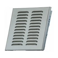Περσίδα εξαερισμού τετράγωνη D/AK 140x140mm από ανοξείδωτο ατσάλι