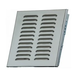 Περσίδα εξαερισμού τετράγωνη D/AK 140x140mm από ανοξείδωτο ατσάλι