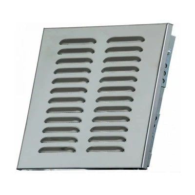 Περσίδα εξαερισμού τετράγωνη D/AK 140x140mm από ανοξείδωτο ατσάλι