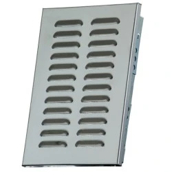 Περσίδα εξαερισμού ορθογώνια D/AK 140x210mm από ανοξείδωτο ατσάλι