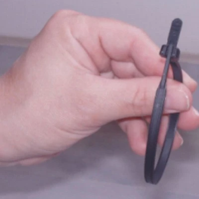 Δεματικά καλωδίων νέας γενιάς 2.6x105mm Γερμανίας Q-tie συσκευασία 200 τμχ. σε μαύρο χρώμα