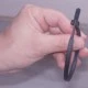 Δεματικά καλωδίων νέας γενιάς 2.6x105mm Γερμανίας Q-tie συσκευασία 200 τμχ. σε μαύρο χρώμα