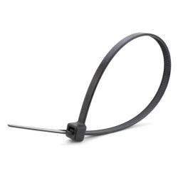 Δεματικά καλωδίων νέας γενιάς 2.6x105mm Γερμανίας Q-tie συσκευασία 200 τμχ. σε μαύρο χρώμα