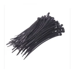 Δεματικά καλωδίων SapiSelco 7.5x200mm PA6.6 τύπου Α συσκευασία 100 τμχ. σε μαύρο χρώμα