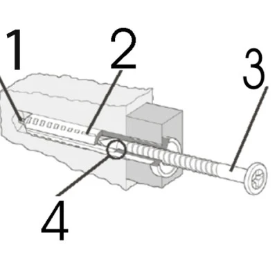Βίσματα ταχείας εφαρμογής ELFIX™ Φ6xL55mm για στερέωση σανιδιών, αγωγών καλωδίων κτλ. Βίσματα ταχείας εφαρμογής ELFIX™ Φ6xL55mm για στερέωση σανιδιών, αγωγών καλωδίων κτλ.