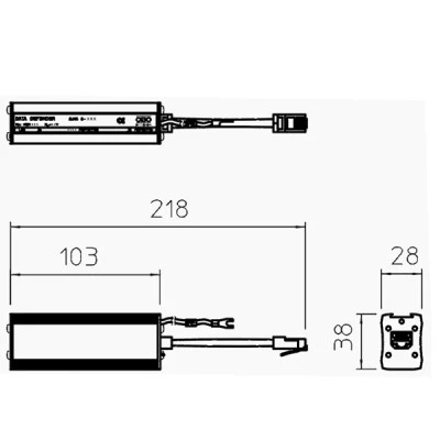Συσκευή αντικεραυνικής προστασίας RJ45 Ethernet OBO Class D/CAT 5 με κύκλωμα προστασίας 2 σταδίων