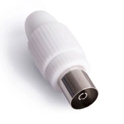 Φις TV connector θηλυκό λευκό