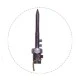 Ακίδα αλεξικέραυνων τύπου Franklin Φ35xL260mm από επικασσιτερωμένο ορείχαλκο