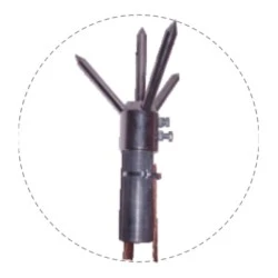 Ακίδα αλεξικέραυνων τύπου Franklin Φ56xL200mm από επικασσιτερωμένο ορείχαλκο