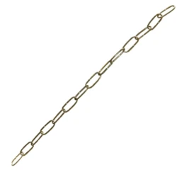 Αλυσίδα χρυσή γυαλιστερή 18x42mm για φωτιστικά