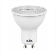 Λάμπα led GU10 Φ50mm 3.1W 230V 2700k θερμό λευκό φως 250 lumen δέσμης 110° 15000h