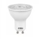 Λάμπα led GU10 Φ50mm 2.4W 230V 4000k ενδιάμεσο φως 240 lumen δέσμης 110° 15000h