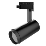 Προβολέας ράγας LED μαύρος 3 καλωδίων 35W δέσμης 24° ψυχρό λευκό φως 6500k 2800lm