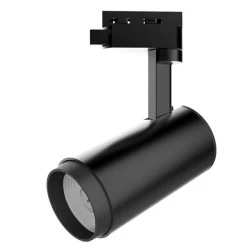 Προβολέας LED ράγας 3 καλωδίων μαύρος 24W 6500k ψυχρό λευκό φως 2000lm δέσμης 24°