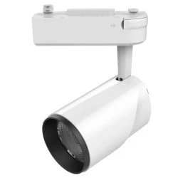 LED προβολέας ράγας λευκός 3 καλωδίων 35W ψυχρό λευκό φως 6500k 2800lm δέσμης 24°