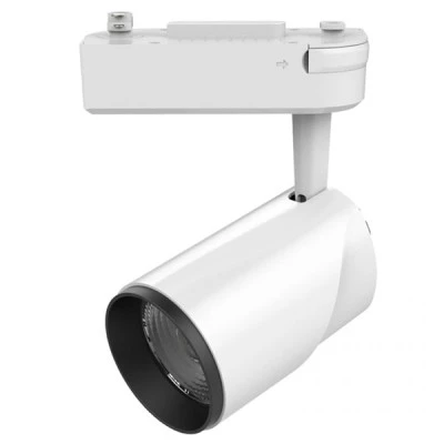 LED προβολέας ράγας λευκός 3 καλωδίων 35W ψυχρό λευκό φως 6500k 2800lm δέσμης 24°