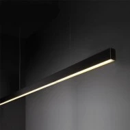 Led γραμμικό φωτιστικό αλουμινίου μαύρο 36W ενδιάμεσο φως 4000k 2700lm 1200x70xh70mm IP20