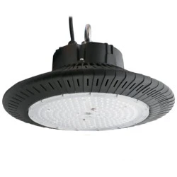 Καμπάνα LED UFO Highbay κρεμαστή 200W 230V ψυχρό λευκό φως 6500k 18000lm δέσμης 90° στεγανή IP65