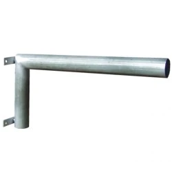 Επίτοιχος γωνιακός βραχίονας 650xh350xΦ60mm γαλβανισμένος για φωτιστικά δρόμου Επίτοιχος γωνιακός βραχίονας 650xh350xΦ60mm γαλβανισμένος για φωτιστικά δρόμου