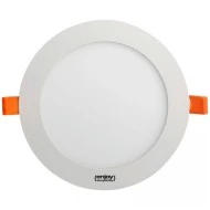 Led panel στρόγγυλο χωνευτό λευκό 24W 230V 6500k ψυχρό λευκό φως 1900lm δέσμης 110° 25000h