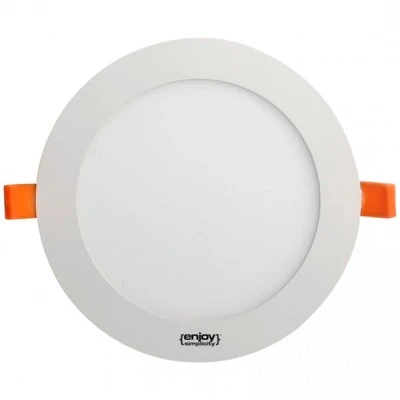 Led panel στρόγγυλο χωνευτό λευκό 24W 230V 6500k ψυχρό λευκό φως 1900lm δέσμης 110° 25000h Led panel στρόγγυλο χωνευτό λευκό 24W 230V 6500k ψυχρό λευκό φως 1900lm δέσμης 110° 25000h