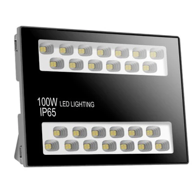 Προβολέας led flood 100W 220V AC 6500k ψυχρό λευκό φως 10000lm με ανακλαστήρα στεγανός IP65