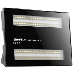 Προβολέας led flood 100W 220V AC 6500k ψυχρό λευκό φως 9500lm στεγανός IP65 25.000h